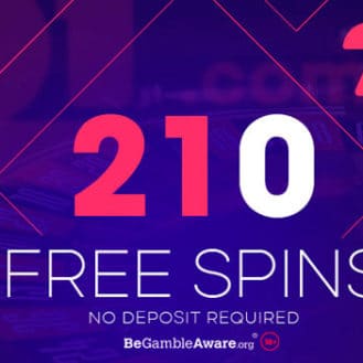 21 Casino No Deposit Bonus - 210 Free Spins