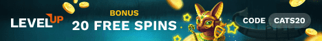 LevelUp Casino 20 Free Spins No Deposit