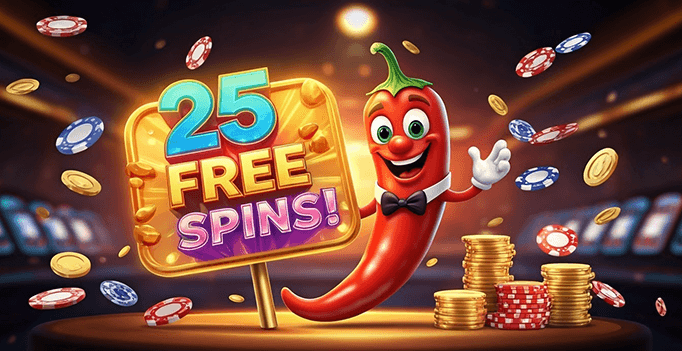 25 Free Spins Selection Logo