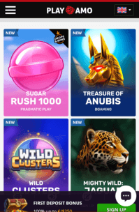 Playamo Casino Screenshot 1