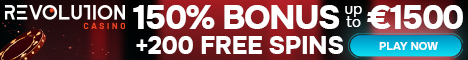 Revolution Casino Welcome Bonus