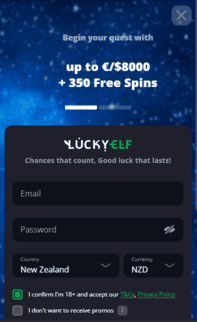 Screenshot Lucky Elf Casino 1