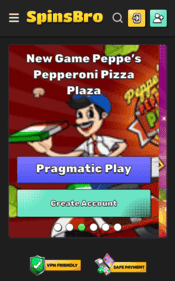 spinsbro casino screenshot 3