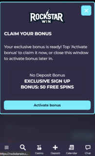 Screenshot Rockstar Win Casino 2