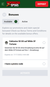 Sombrero Spins Casino Screenshot 3