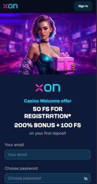 Xon Casino Screen