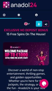 Anadol24 Casino Screenshot 1