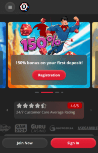 Bruce Bet Casino Screenshot 1