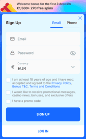 ice casino screenshot 2