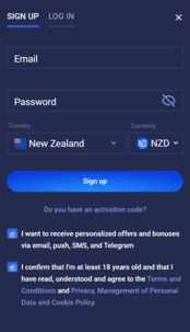 Legzo Casino Screenshot 1