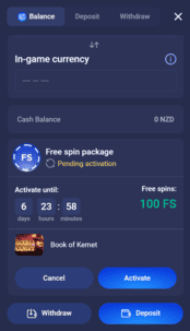 Legzo Casino Screenshot 3