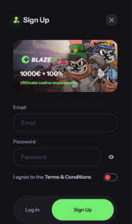 Blazebet Casino Screenshot 1