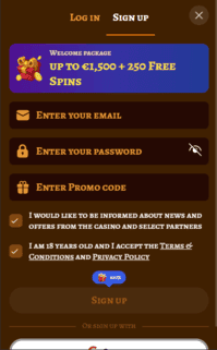 Screenshot Play Johny Casino 1