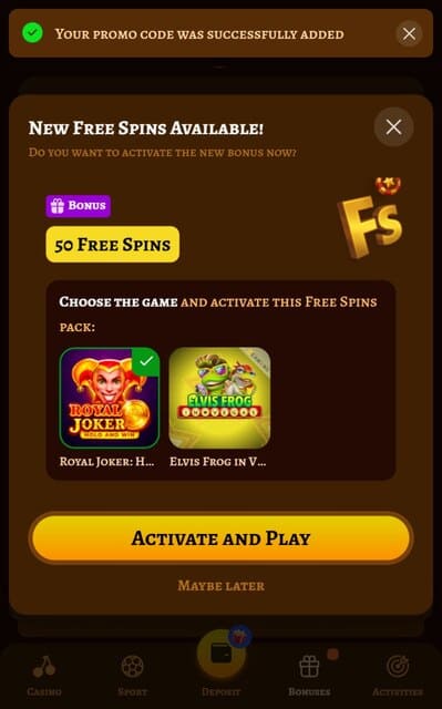 Screenshot Play Johny Casino 2