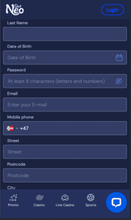 Screenshot SlotNeo Casino 1