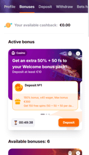 Hit'n'Spin Casino Screenshot 4