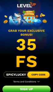 LevelUp Casino Screenshot 1