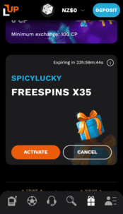 LevelUp Casino Screenshot 4