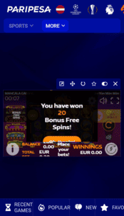 paripesa_casino_screenshot_3 Paripesa Casino Screenshot 3