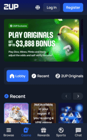 2up casino screenshot 2