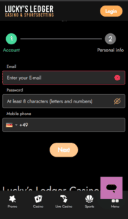 Screenshot Lucky's Ledger Casino 1 Screenshot Lucky's Ledger Casino 1