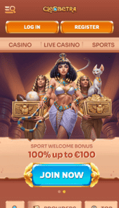 Cleobetra Casino Screenshot 1