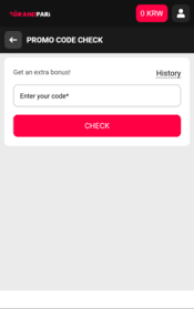 grandpari casino screenshot 2