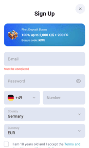 Koru Casino Screenshot 1