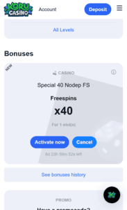 Koru Casino Screenshot 3