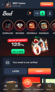 Beef Casino Screenshot 3