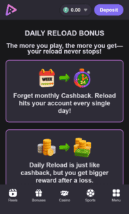 Reels Casino Screenshot 3