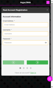 vegas2web_casino_screen_reg Vegas2Web Casino Screenshot Registration