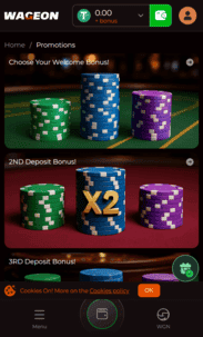 Wageon Casino Screenshot 