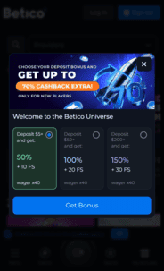 Betico Casino WB Screenshot