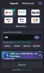 NeedForSlots: 100% Up To €/$ 500 + 150 Free Spins First Deposit Bonus