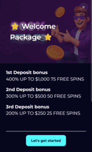 Partyspinz Casino WB Screenshot 1