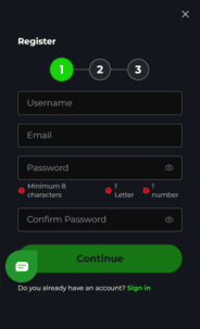 betrise_casino_registration_screenshot Betrise Casino Registration Screenshot