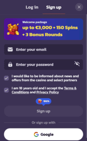 coolzino casino screenshot 1
