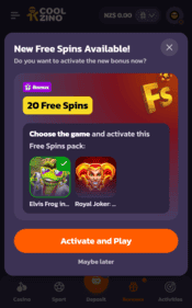 coolzino casino screenshot 2