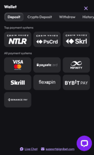 ignibet_casino_deposit_screenshot Ignibet Casino Deposit Screenshot