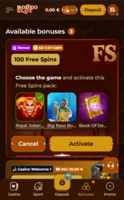 rodeoslot casino screenshot 3