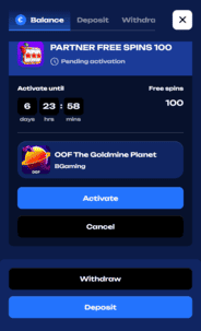 Fugu Casino NDB Screenshot