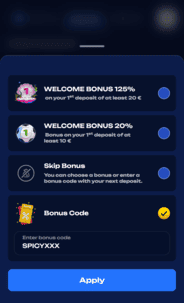Fugu Casino Bonus Code Screenshot