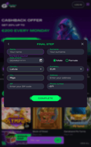 glitchspin casino screenshot 3