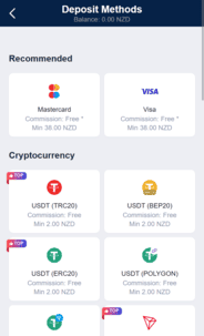 Marathonbet Casino Deposit Screenshot