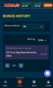 maxiplay casino screenshot 2