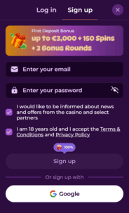 spinania_casino_reg_screenshot Spinania Casino Reg Screen