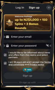 spinsahara_casino_reg_screenshot SpinSahara Casino Registration Screenshot