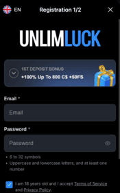 unlimluck casino screenshot 2