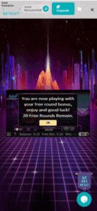 Merlin Casino NDB Screen